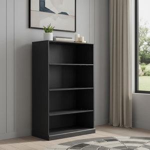 HomeRoots 31" Black Wood Accent Cabinet – Stylish Storage Solution for Modern Homes, Easy Assembly & Versatile Use 691102