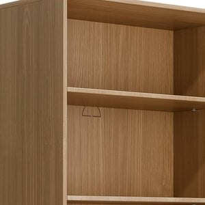 HomeRoots 31" Brown Wood Accent Cabinet - Stylish Storage Solution for Dining & Living Spaces, Easy Assembly! 691103