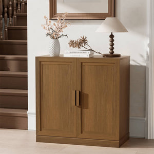 HomeRoots 31" Brown Wood Accent Cabinet – Stylish Storage Solution for Living Rooms, Bedrooms & Entryways 691104