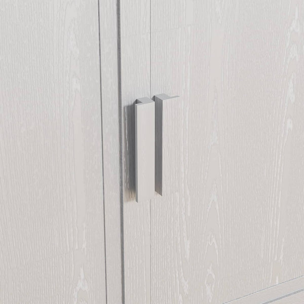 HomeRoots 31" White Wood Accent Cabinet - Contemporary Storage Solution for Your Home, Easy Assembly, Versatile Use 691107