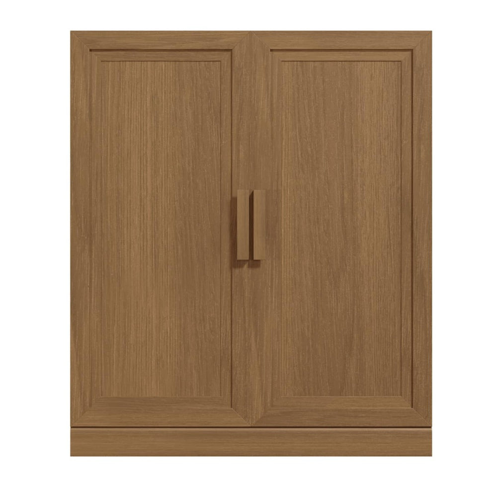HomeRoots 31" Brown Wood Accent Cabinet - Stylish Storage Solution for Living Rooms, Bedrooms & Hallways 691108