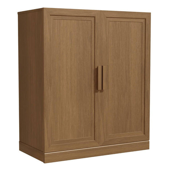 HomeRoots 31" Brown Wood Accent Cabinet - Stylish Storage Solution for Living Rooms, Bedrooms & Hallways 691108