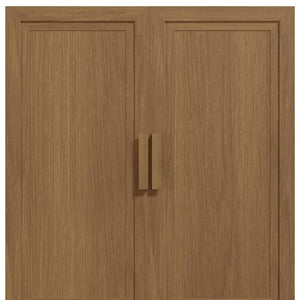 HomeRoots 31" Brown Wood Accent Cabinet - Stylish Storage Solution for Living Rooms, Bedrooms & Hallways 691108