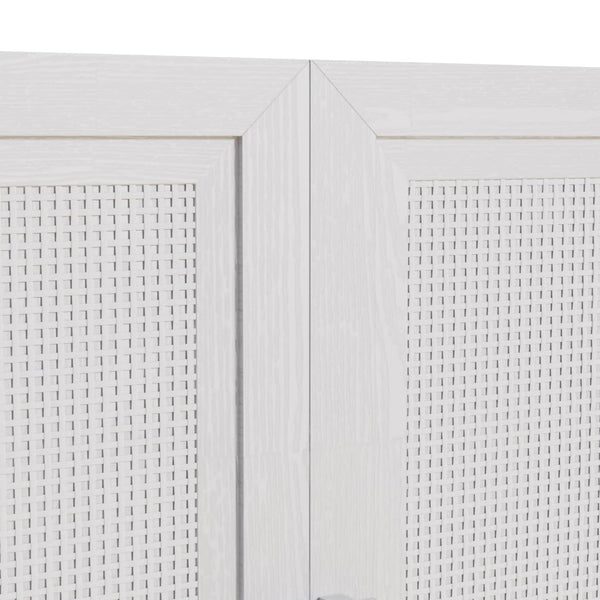 HomeRoots 31" White Wood Accent Cabinet – Stylish Storage Solution for Modern Living Rooms, Bedrooms & Offices 691111