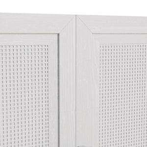HomeRoots 31" White Wood Accent Cabinet - Stylish Storage Solution for Modern Home, Entryway, or Office Decor 691113
