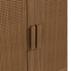 HomeRoots 31" Brown Wood Accent Cabinet - Elegant Storage Solution for Any Room, Stylish Design & Easy Assembly 691114