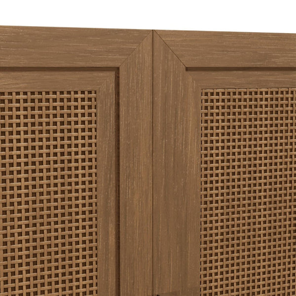 HomeRoots 31" Brown Wood Accent Cabinet - Elegant Storage Solution for Any Room, Stylish Design & Easy Assembly 691114