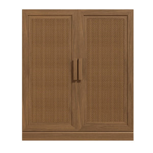HomeRoots 31" Brown Wood Accent Cabinet - Elegant Storage Solution for Any Room, Stylish Design & Easy Assembly 691114