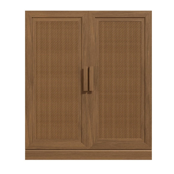 HomeRoots 31" Brown Wood Accent Cabinet - Elegant Storage Solution for Any Room, Stylish Design & Easy Assembly 691114