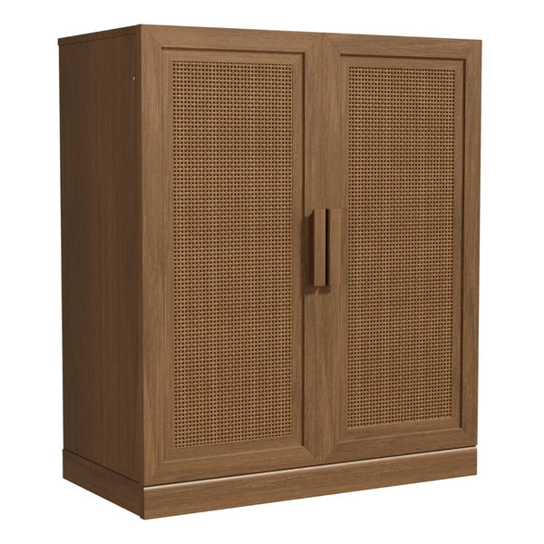 HomeRoots 31" Brown Wood Accent Cabinet - Elegant Storage Solution for Any Room, Stylish Design & Easy Assembly 691114