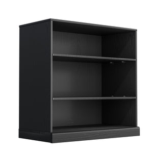 HomeRoots 31" Black Wood Accent Cabinet - Stylish Storage Solution for Modern Homes, Easy Assembly & Versatile Use 691116