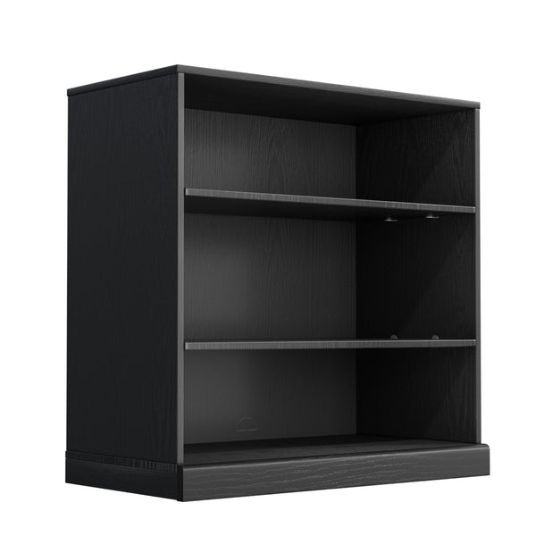 HomeRoots 31" Black Wood Accent Cabinet - Stylish Storage Solution for Modern Homes, Easy Assembly & Versatile Use 691116