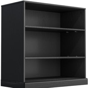 HomeRoots 31" Black Wood Accent Cabinet - Stylish Storage Solution for Modern Homes, Easy Assembly & Versatile Use 691116