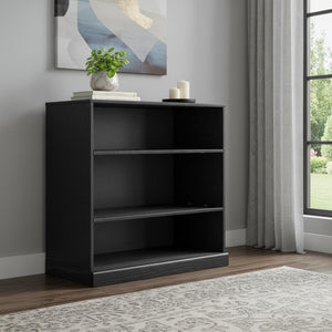 HomeRoots 31" Black Wood Accent Cabinet - Stylish Storage Solution for Modern Homes, Easy Assembly & Versatile Use 691116
