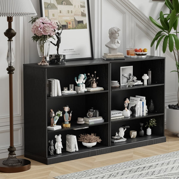 HomeRoots 31" Black Wood Accent Cabinet - Stylish Storage Solution for Modern Homes, Perfect for Any Room! 691118