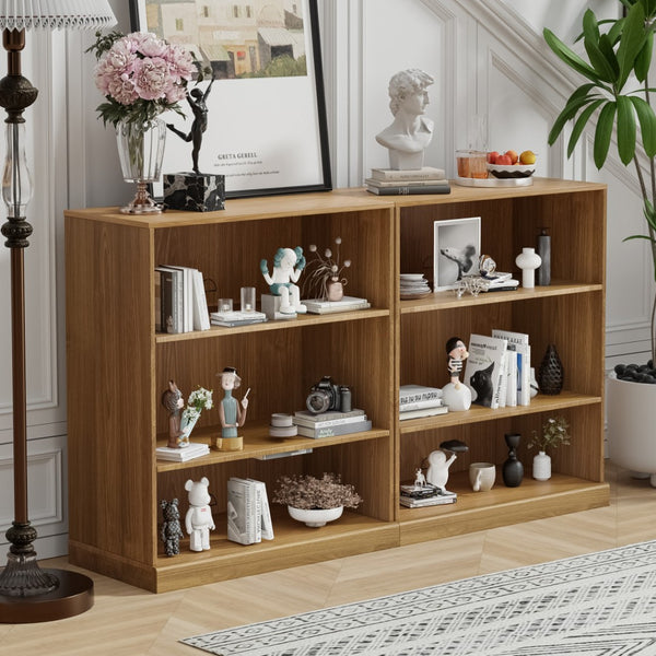 HomeRoots 31" Brown Wood Accent Cabinet - Chic Storage Solution for Modern Living Rooms, Bedrooms & Hallways 691119