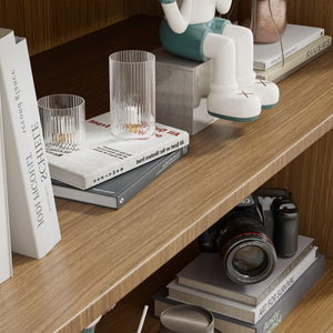 HomeRoots 31" Brown Wood Accent Cabinet - Chic Storage Solution for Modern Living Rooms, Bedrooms & Hallways 691119