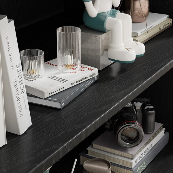 HomeRoots 31" Black Wood Accent Cabinet - Stylish Storage Solution for Modern Spaces, Compact & Durable Design 691120