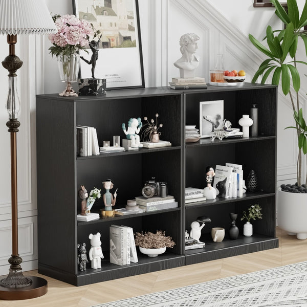 HomeRoots 31" Black Wood Accent Cabinet - Stylish Storage Solution for Modern Spaces, Compact & Durable Design 691120