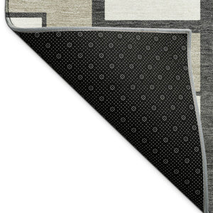 HomeRoots 8' X 10' Ivory Geometric Area Rug - Washable, Durable, Stylish for Indoor & Outdoor Spaces 691143