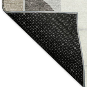 HomeRoots 10' Modern Silver Brown Gray Geometric Area Rug - Durable, Washable, Indoor/Outdoor Perfect for Any Space 691211