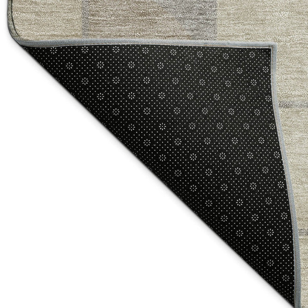 HomeRoots 10' Stylish Taupe Brown & Ivory Geometric Area Rug – Indoor/Outdoor, Washable, Durable, Versatile Design 691217