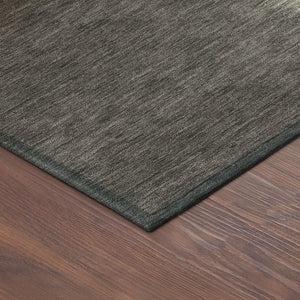 HomeRoots 9' X 12' Stylish Taupe Beige & Black Abstract Washable Area Rug for Indoor/Outdoor Durability & Appeal 691282