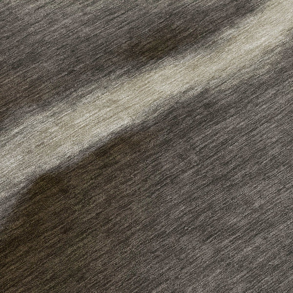 HomeRoots 9' X 12' Stylish Taupe Beige & Black Abstract Washable Area Rug for Indoor/Outdoor Durability & Appeal 691282