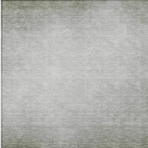 HomeRoots 10' Vibrant Lime Green, Brown & Beige Abstract Washable Area Rug for Indoor/Outdoor Use - Durable & Easy Care! 691301