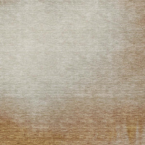 HomeRoots 5' Abstract Copper Ivory Chocolate Washable Area Rug for Indoor Outdoor Use – Durable & Stylish! 691303