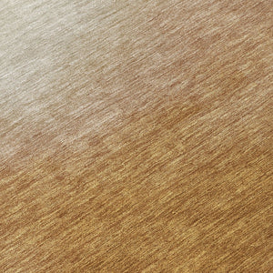HomeRoots 8' Copper Abstract Round Rug - Stylish, Washable Indoor/Outdoor Area Rug for High-Traffic Spaces 691304