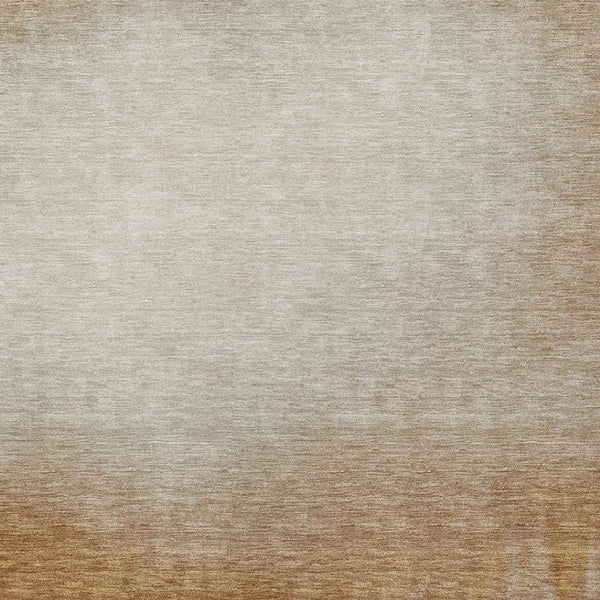 HomeRoots 9' Abstract Copper Ivory Chocolate Area Rug - Stylish Washable Indoor/Outdoor Design for Any Space 691306