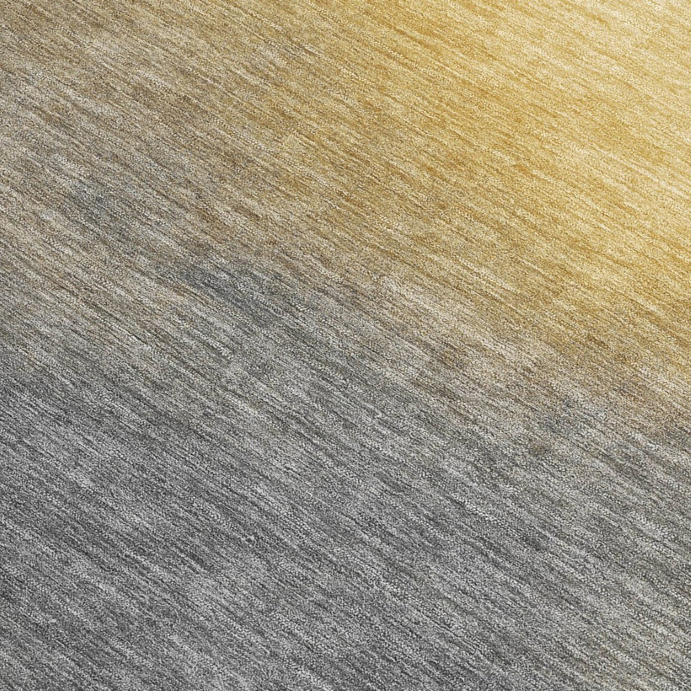 HomeRoots 9' X 12' Durable Granite Gray and Gold Abstract Washable Area Rug for Indoor and Outdoor Spaces 691318