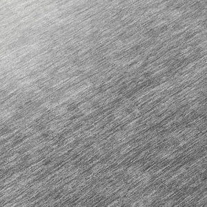 HomeRoots 8' Modern Gray Silver Black Round Abstract Area Rug - Washable, Durable Design for Indoor/Outdoor Use 691322