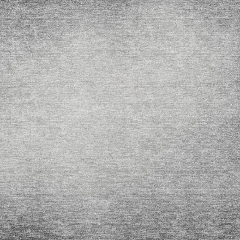 HomeRoots 9' X 12' Gray Silver Black Abstract Area Rug - Stylish, Washable, Indoor/Outdoor, Durable & Versatile 691324