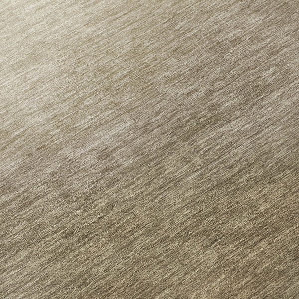 HomeRoots 8' Khaki Brown & Beige Round Abstract Rug - Stylish, Washable, Durable for Indoor & Outdoor Use! 691334