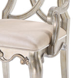 English Elm Madigan Ivory and Antique Champagne Arm Chairs (Set Of 2)