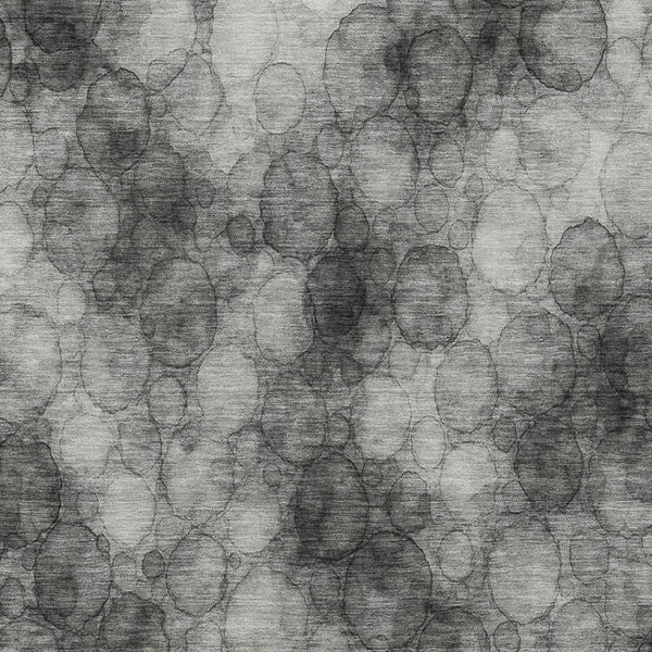 HomeRoots 5' X 8' Washable Indoor/Outdoor Area Rug - Ivory, Gray & Black Abstract Design for Every Space! 691489