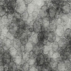 HomeRoots 9' X 12' Abstract Area Rug in Ivory, Gray & Black - Stylish, Durable, Washable for Indoor/Outdoor Use 691492