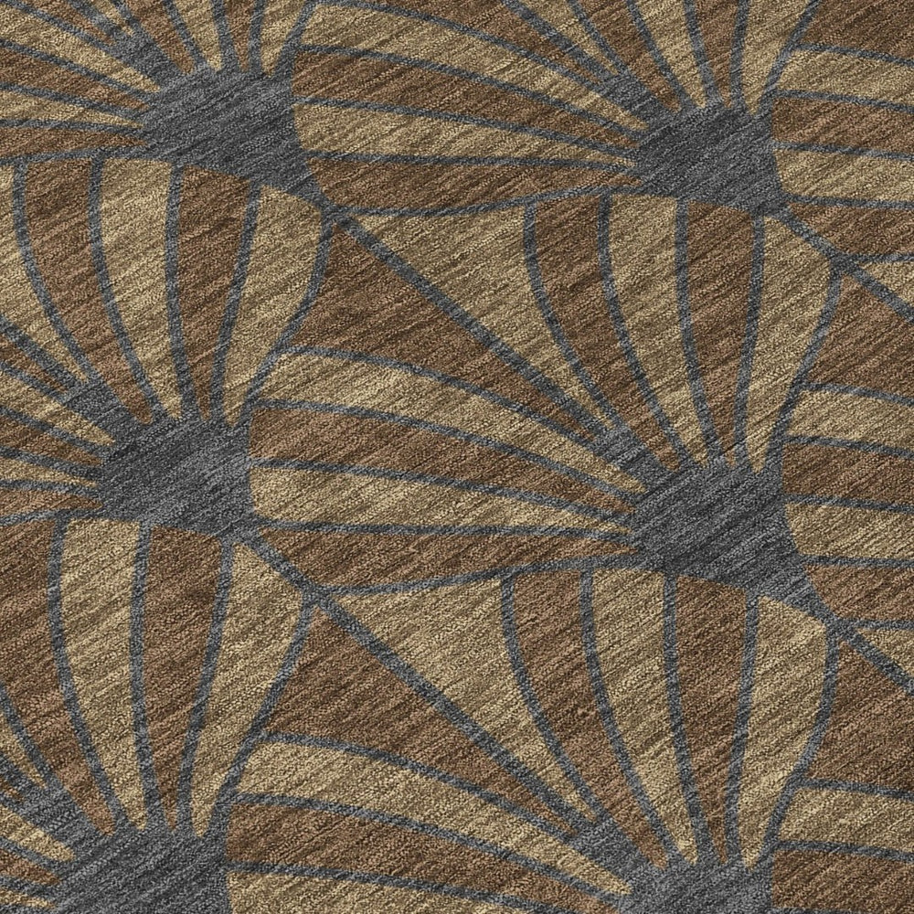 HomeRoots 8' X 10' Coastal Seashell Washable Area Rug – Stylish, Durable, and Perfect for Indoor & Outdoor Spaces! 691527