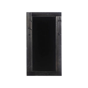 HomeRoots 71" Charcoal Solid Wood Framed Full-Length Mirror - Rustic Charm for Home & Commercial Spaces Decor 691637