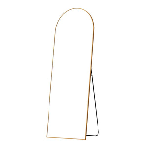 HomeRoots 69" Gold Arch Freestanding Full Length Mirror - Elegant Design for Bedrooms, Entryways & More! 691639