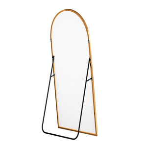HomeRoots 69" Gold Arch Freestanding Full Length Mirror - Elegant Design for Bedrooms, Entryways & More! 691639