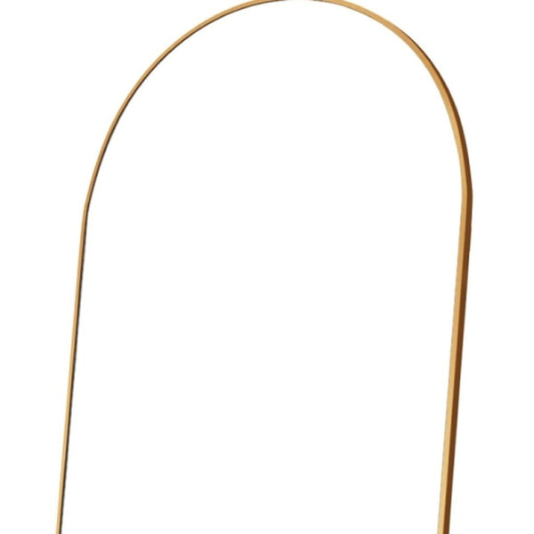 HomeRoots 69" Gold Arch Freestanding Full Length Mirror - Elegant Design for Bedrooms, Entryways & More! 691639