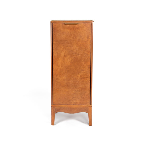 HomeRoots 14" Brown Wood Accent Cabinet - Stylish Storage Solution for Living Rooms, Offices & Entryways 691657