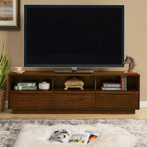 HomeRoots 63" Brown Wood Accent Cabinet – Stylish Storage Solution for Modern Living & Dining Spaces, Durable Design 691672