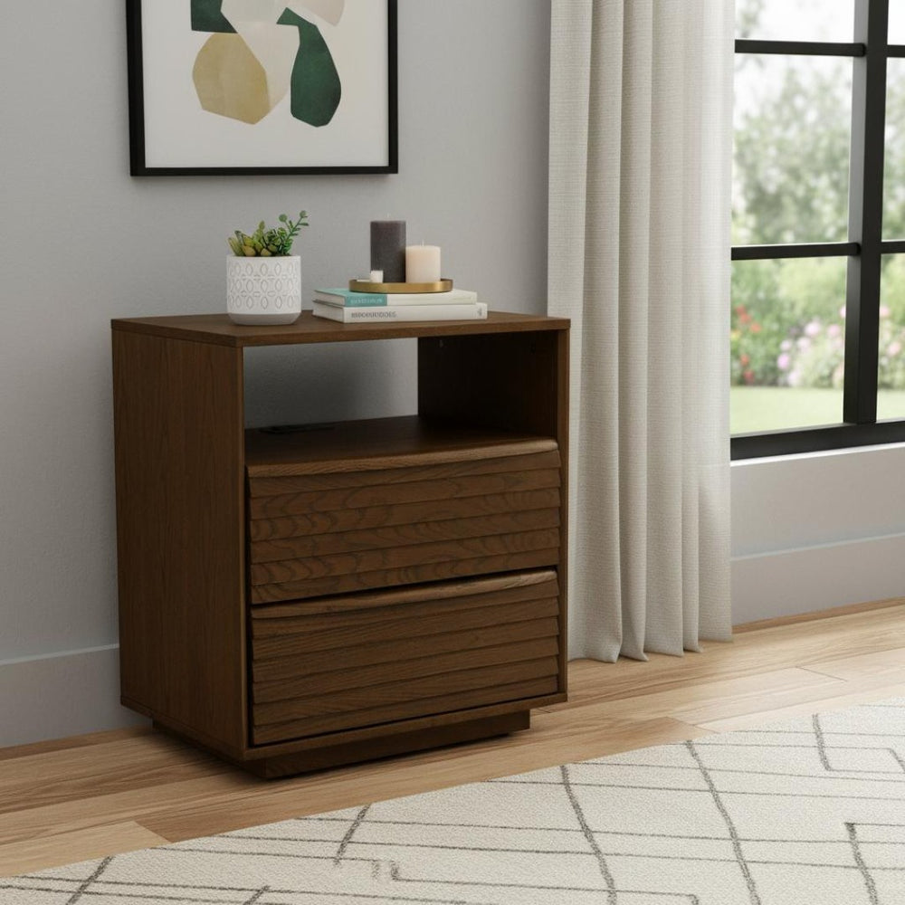HomeRoots 23" Brown Wood Accent Cabinet - Stylish Storage Solution for Any Room, Durable & Compact Design 691674