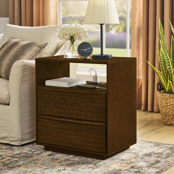 HomeRoots 23" Brown Wood Accent Cabinet - Stylish Storage Solution for Any Room, Durable & Compact Design 691674