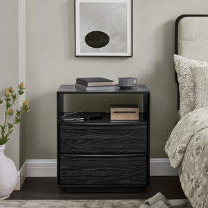HomeRoots 23" Black Wood Accent Cabinet - Sleek Modern Design for Stylish Storage in Any Room - Easy Assembly! 691675