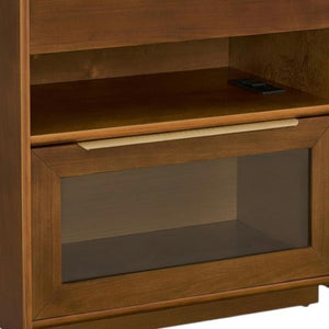 HomeRoots 24" Brown Wood Accent Cabinet - Stylish Storage Solution for Small Spaces, Entryways & Bedrooms 691676